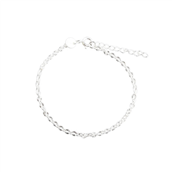 Aqua Dulce Fancy Big armbånd sølv (17 + 3 cm)