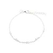 Aqua Dulce Aura armbånd sølv m. cz (17 + 3 cm)