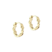 Aqua Dulce New Mila øreringe forgyldt sølv (12 mm)