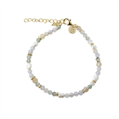 Aqua Dulce Fresa armbånd forgyldt sølv m. perler (17 + 3 cm)