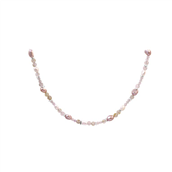 Aqua Dulce Fresa Rose halskæde sølv m. perler (42 + 3 cm)