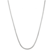 Aqua Dulce Flata halskæde sølv (42 + 3 cm)