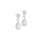 Aqua Dulce Celestia Pearl Drop øreringe sølv m. fvp