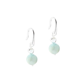 Aqua Dulce Morganite Dream øreringe sølv m. sten