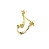 Årstidsring F4 forår-sommer 14 kt. brill. 3*0,015ct. w/vs. (D)