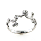 Årstidsring V3 vinter 14 kt. hvg. 35 brill. 0,008 ct. w/vs. (C)