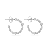 *Bach Jewellery Petit Gnarly ørecreoler sølv 