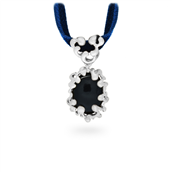 *Bach Jewellery Royalty vedhæng sølv med sort jade (eksl. kæde)