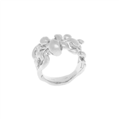 *Bach Jewellery Gnarly ring sølv str. 56