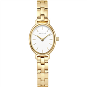 Bering Classic Oval dameur stål gulddoublé 20mm 3bar