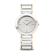 Bering Ceramic Diamond dameur stål gulddoublé 35mm 3bar
