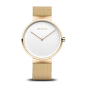 Bering Classic unisexur stål hvid skive børstet 39mm 5 ATM