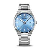 Bering Classic herreur stål 39mm safirglas 5ATM
