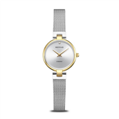 Bering Classic Diamond dameur stål gulddoublé 24mm 3bar