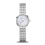 Bering Classic dameur stål perlemorsskive 26mm 5bar