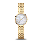 Bering Classic dameur gulddoublé perlemorsskive 26mm 5bar
