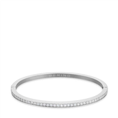 Bering Arctic Symphony armring stål m. cz (170-190mm)