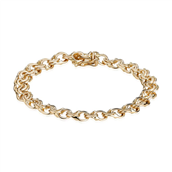 BNH Armbånd bismark 14kt bredde 9,50mm 18,5cm