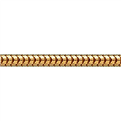 Kæde slange 14kt bredde 1,60mm karabinlås 36-80 cm pris fra