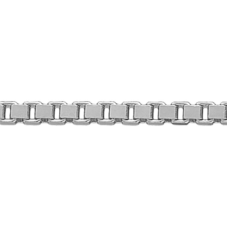 fejl samvittighed heks Kæde venezia 14kt hvidguld bredde 0,80mm lg. 34-80 cm pris fra | - Køb hos  pindj.dk