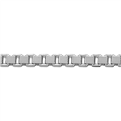 Kæde venezia 14kt hvidguld bredde 1,00mm fjederlås 34-80 cm pris fra