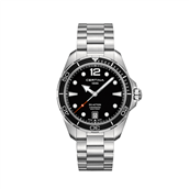 Certina DS Action Diver 300m stål lænke sort skive safirglas 43mm