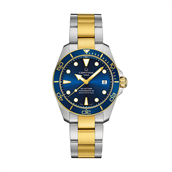 Certina DS Action 'Special Edition' Sea Turtle Conservancy Automatisk Blue Bicolor 300m safirglas 38mm