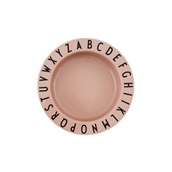 *Design Letters Eat & Learn dyb tallerken nude tritan