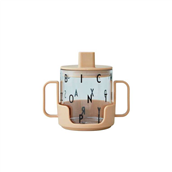 *Design Letters Grow with your cup Beige tritan