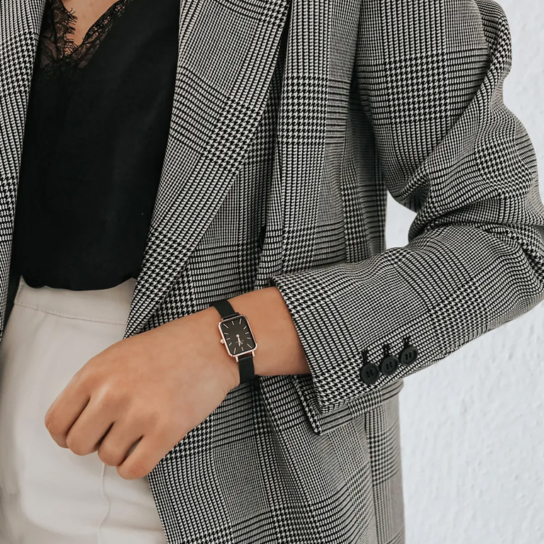 spin Anonym praktisk Daniel Wellington Quadro Melrose Ashfield Black | Daniel Wellington ure -  Køb hos pindj.dk