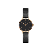 Daniel Wellington Classic Petite Pressed Ashfield Black 24 mm