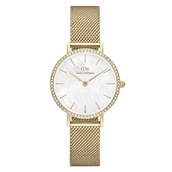 Daniel Wellington Petite Bezel dameur gulddoublé 28mm