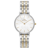 Daniel Wellington Petite Bezel dameur stål/gulddoublé 28mm
