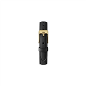 Daniel Wellington Sheffield 10mm læderrem sort forgyldt stål
