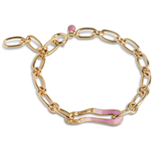 *ENAMEL Copenhagen Jasmine armbånd forgyldt sølv (20cm)