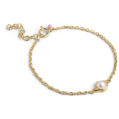 ENAMEL Copenhagen Darla armbånd sølv forgyldt m. fvp (15 + 3 cm)