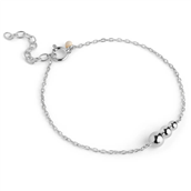 ENAMEL Copenhagen Trinity armbånd sølv (15+3 cm)