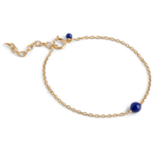 ENAMEL Copenhagen Balloon Night Blue armbånd forgyldt sølv (15+3cm)