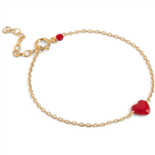 ENAMEL Copenhagen Amore armbånd forgyldt sølv m. emalje (15+3cm)