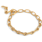ENAMEL Copenhagen Chunky Charm armbånd forgyldt sølv (20 cm)