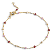 ENAMEL Copenhagen Lola Rosie armbånd forgyldt sølv m. emalje (15 + 4 cm)