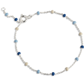 ENAMEL Copenhagen Lola Marine armbånd sølv m. emalje (15,5 + 2cm)
