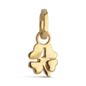 ENAMEL Copenhagen Charm - Organic Clover forgyldt sølv