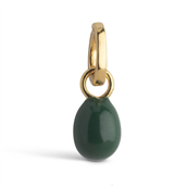 ENAMEL Copenhagen Charm - Eleanor Petrol Green forgyldt sølv m. emalje