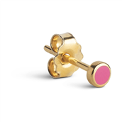 ENAMEL Copenhagen Dot Pink ørestik forgyldt sølv (1 stk.)