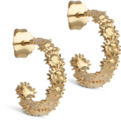 ENAMEL Copenhagen Sunshine Wreath øreringe forgyldt sølv