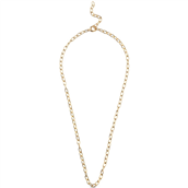 ENAMEL Copenhagen Medium Charm halskæde forgyldt sølv (50 cm)