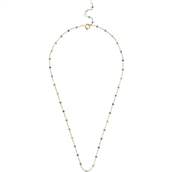 ENAMEL Copenhagen Lola Atlantic halskæde forgyldt sølv m. emalje (38 + 4 cm)