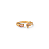*ENAMEL Copenhagen Isolde ring sølv forgyldt 