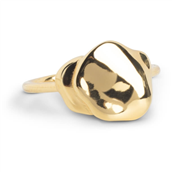 ENAMEL Copenhagen Sahara ring forgyldt sølv (justérbar)
